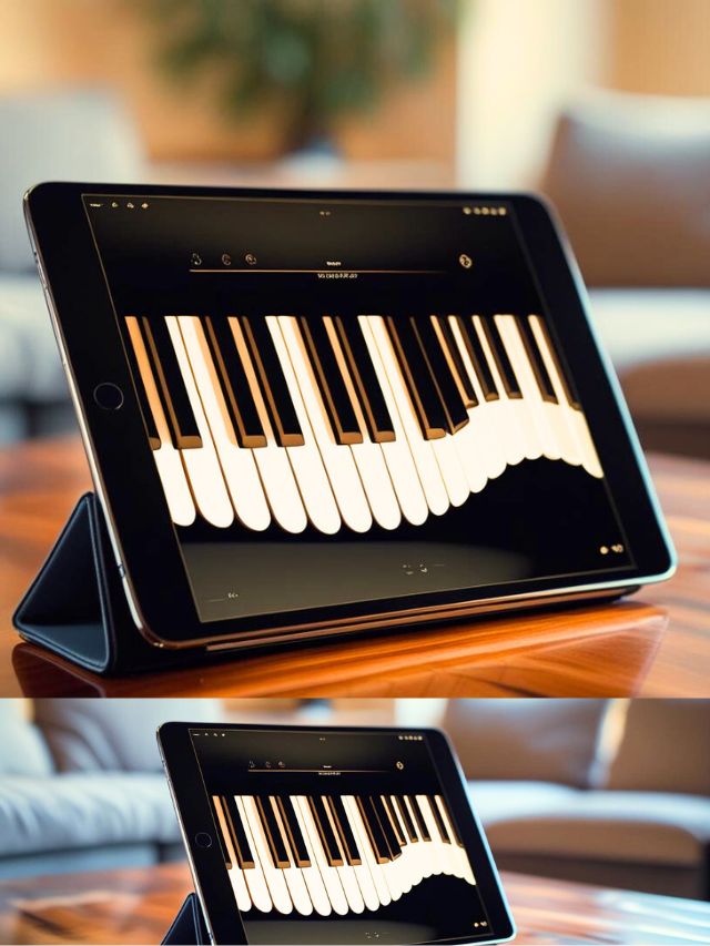 Virtual piano interface