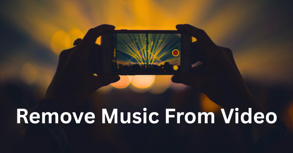 Remove Music From Video