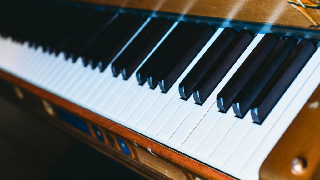 G major scale on piano