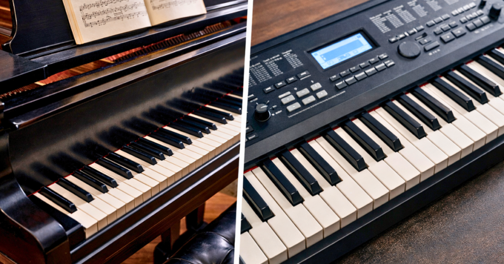 Keyboard vs Piano difference for beginners